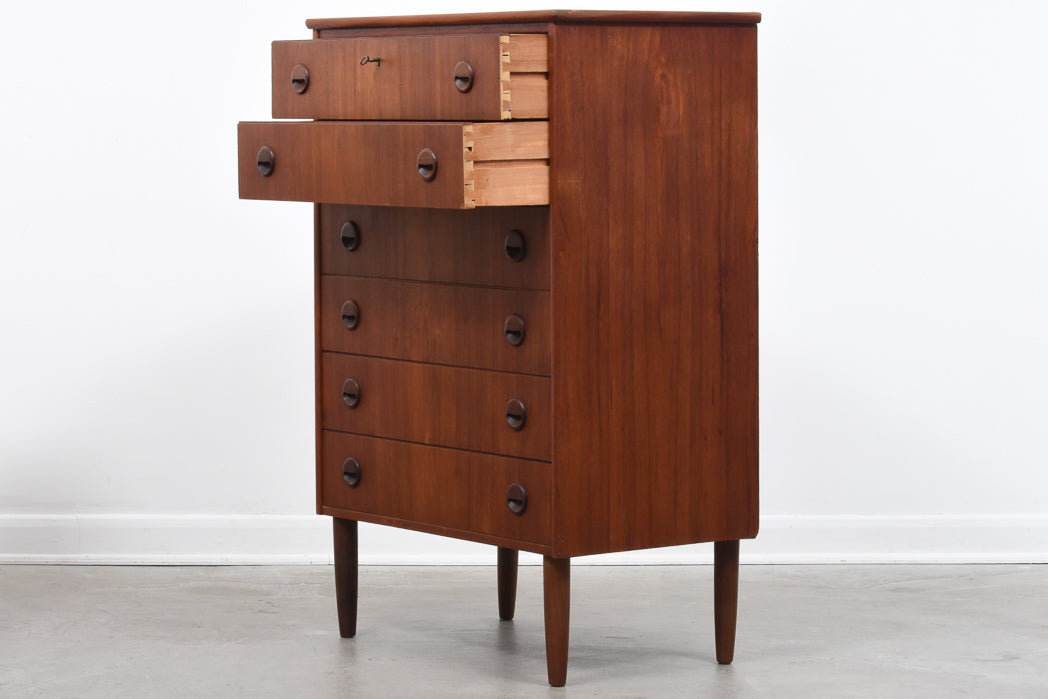 1950s teak chest of drawers