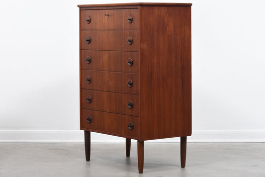 1950s teak chest of drawers