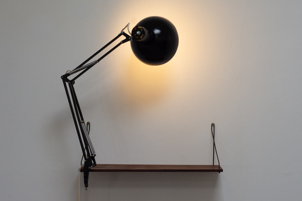Vintage architect table lamp by Louis Poulsen - Black