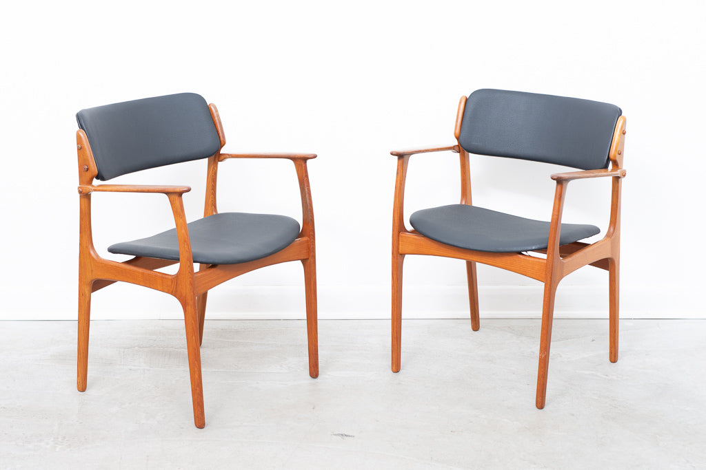 Two available: Model 49 armchairs by Erik Buch