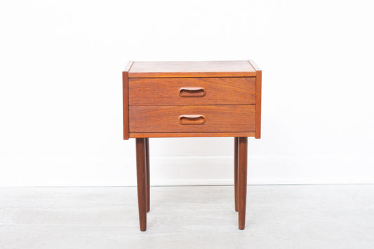 Single bedside table in teak