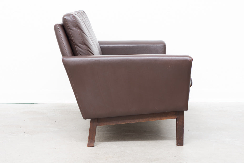 1960s leather two seater