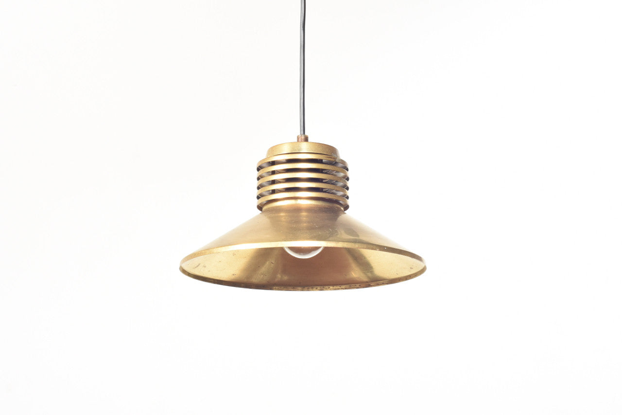 Small brass ceiling light