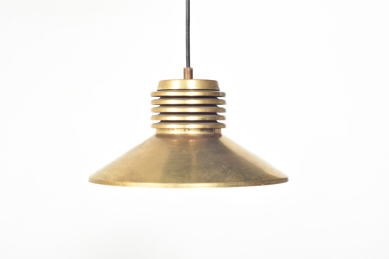 Small brass ceiling light