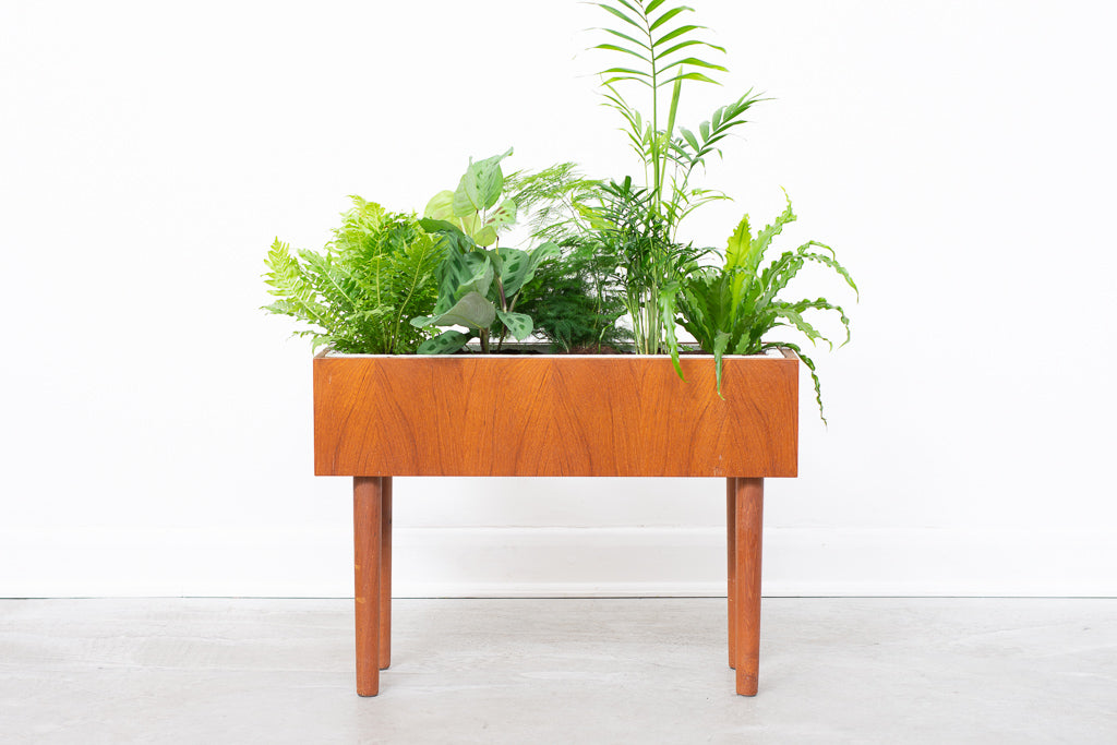 Vintage teak planter