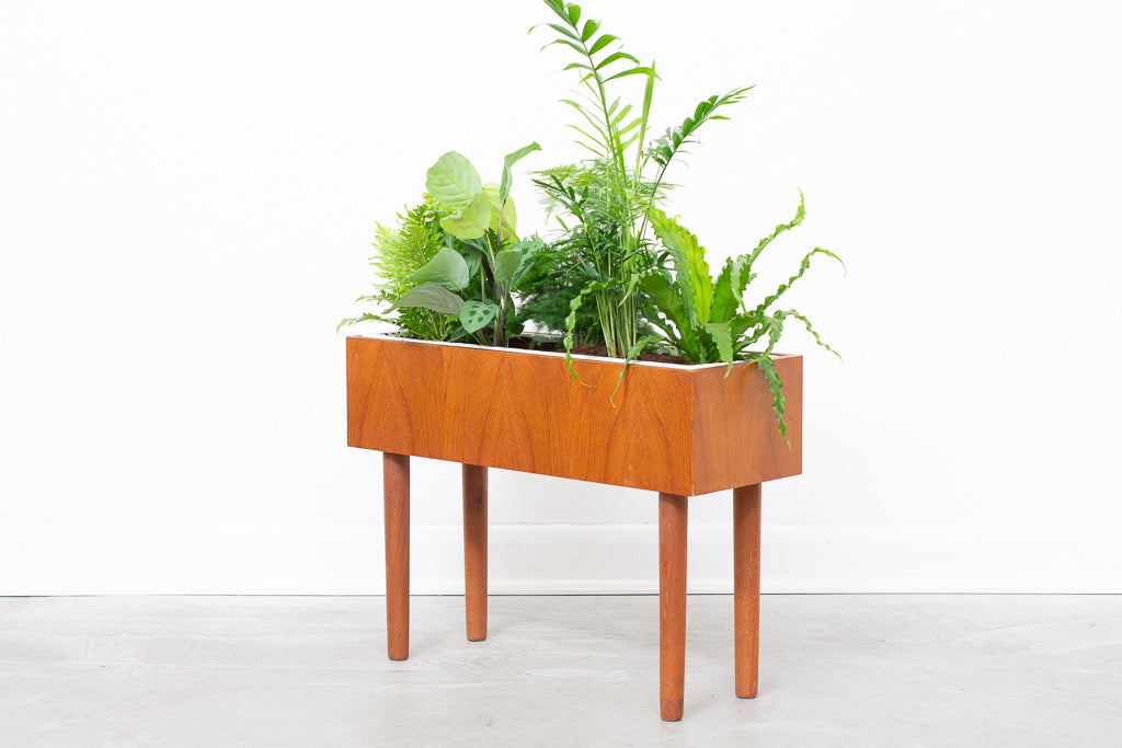 Vintage teak planter