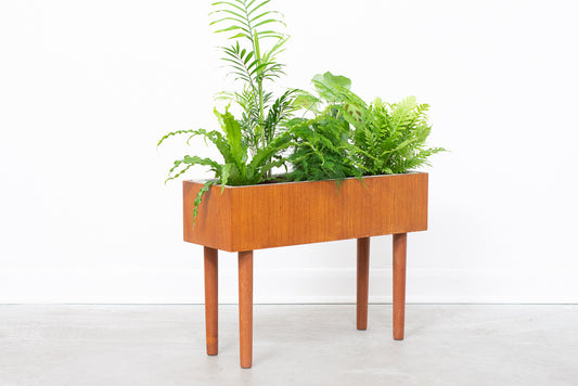 Vintage teak planter