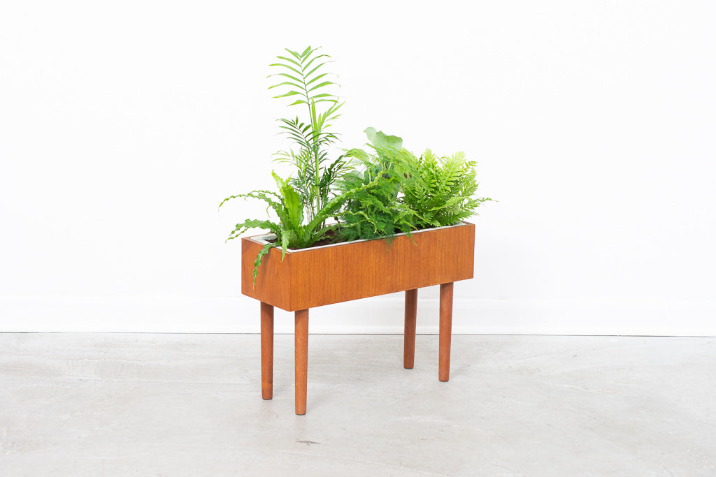 Vintage teak planter