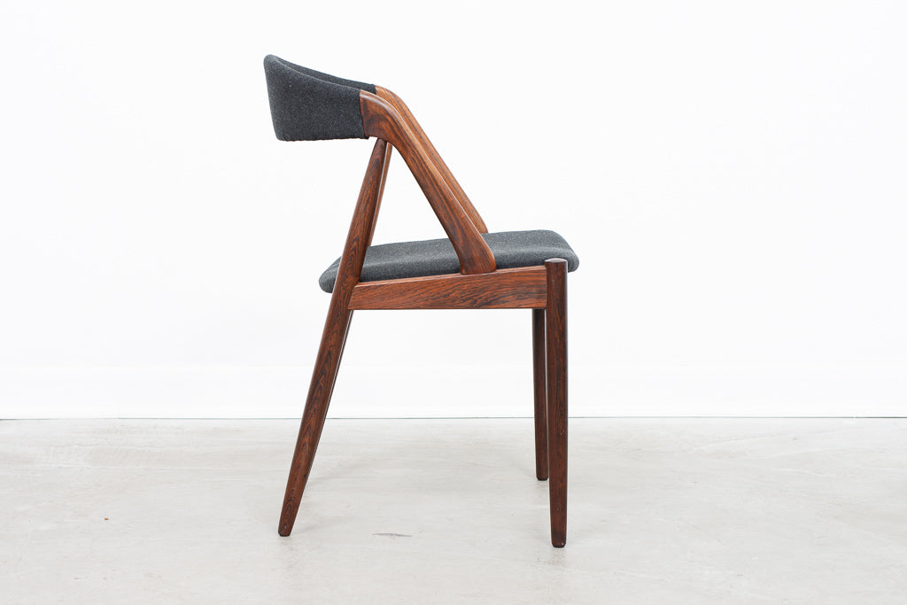 Two available: Rosewood dining chair by Kai Kristiansen