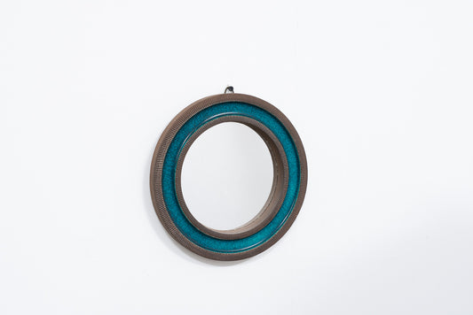 Decorative stoneware ceramic with mirror by Knabstrup Keramik