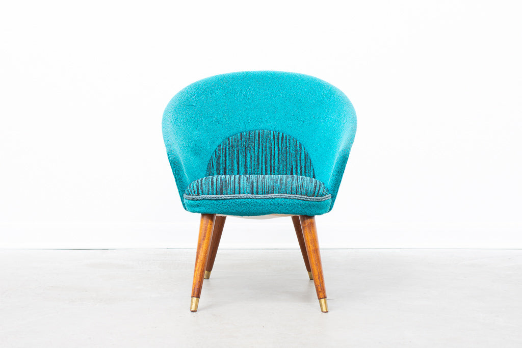1950s Danish slipper chair