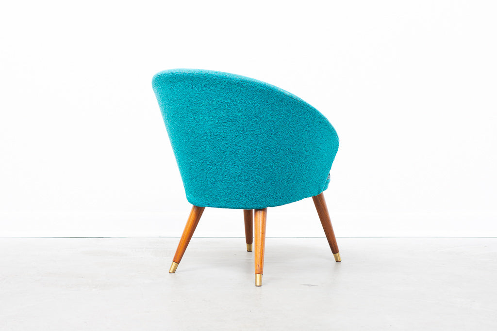 1950s Danish slipper chair