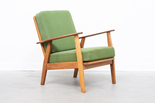 Vintage teak + oak lounge chair