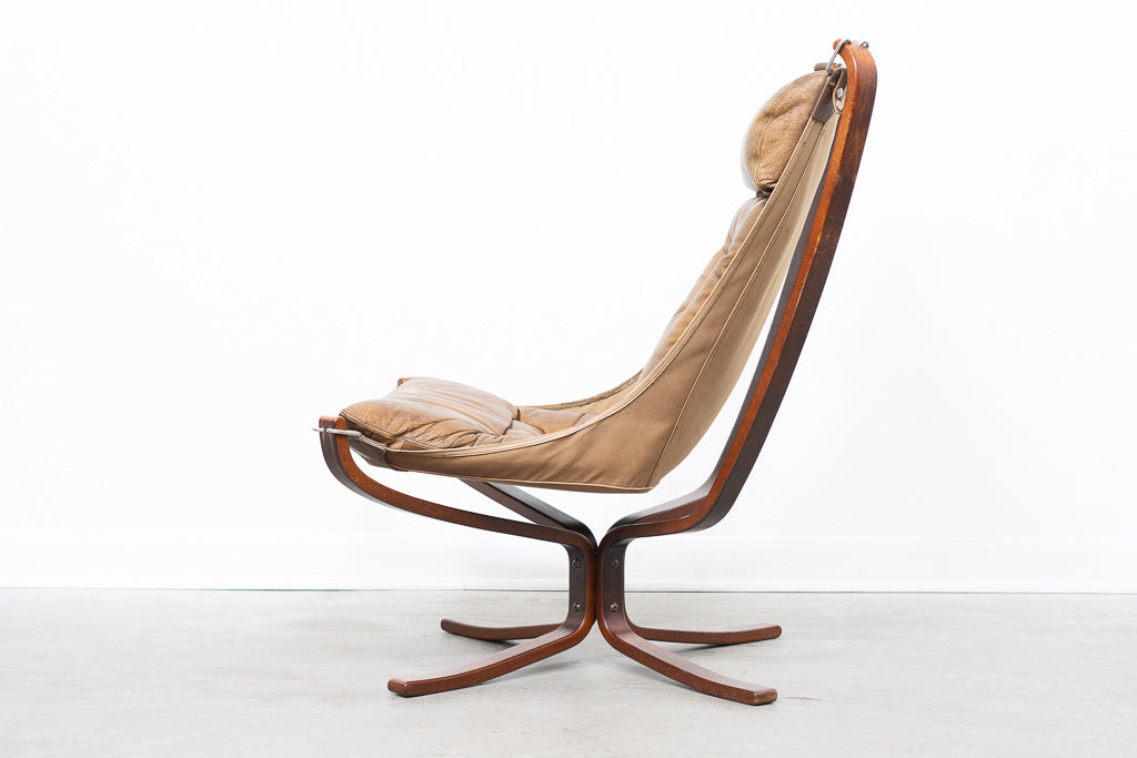 High back Falcon chair by Sigurd Ressel