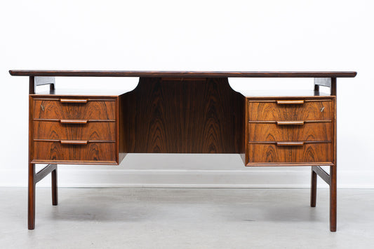 Rosewood executive desk by Omann Jun