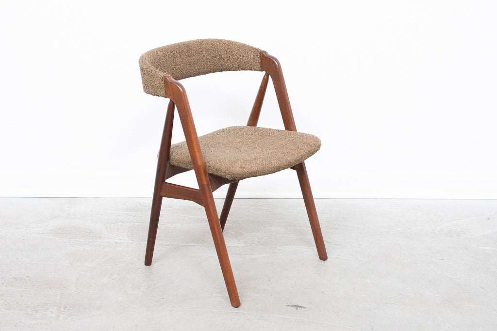 Six available: Teak dining chairs by Th. Harlev for Farstrup