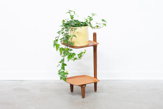 Teak plant stand