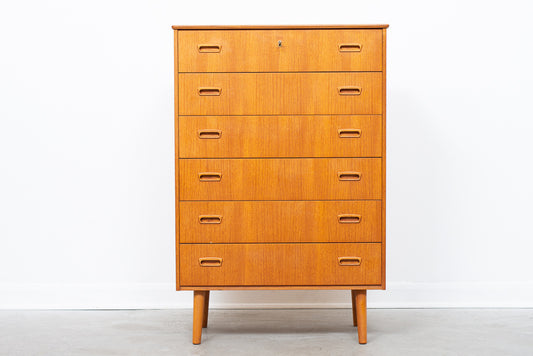 1950s teak chest of drawers