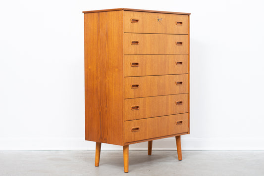 1950s teak chest of drawers