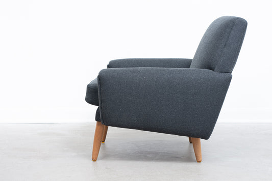 1960s Danish wool lounger