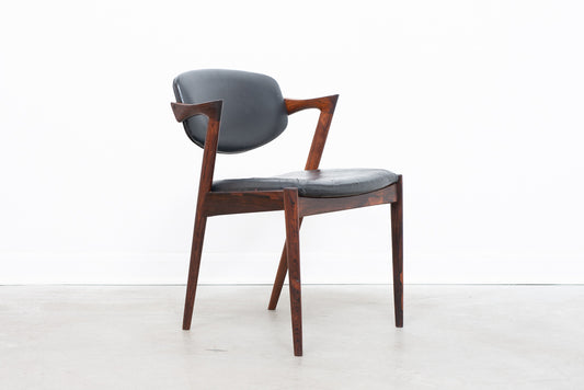 Model 42 chair in rosewood by Kai Kristiansen