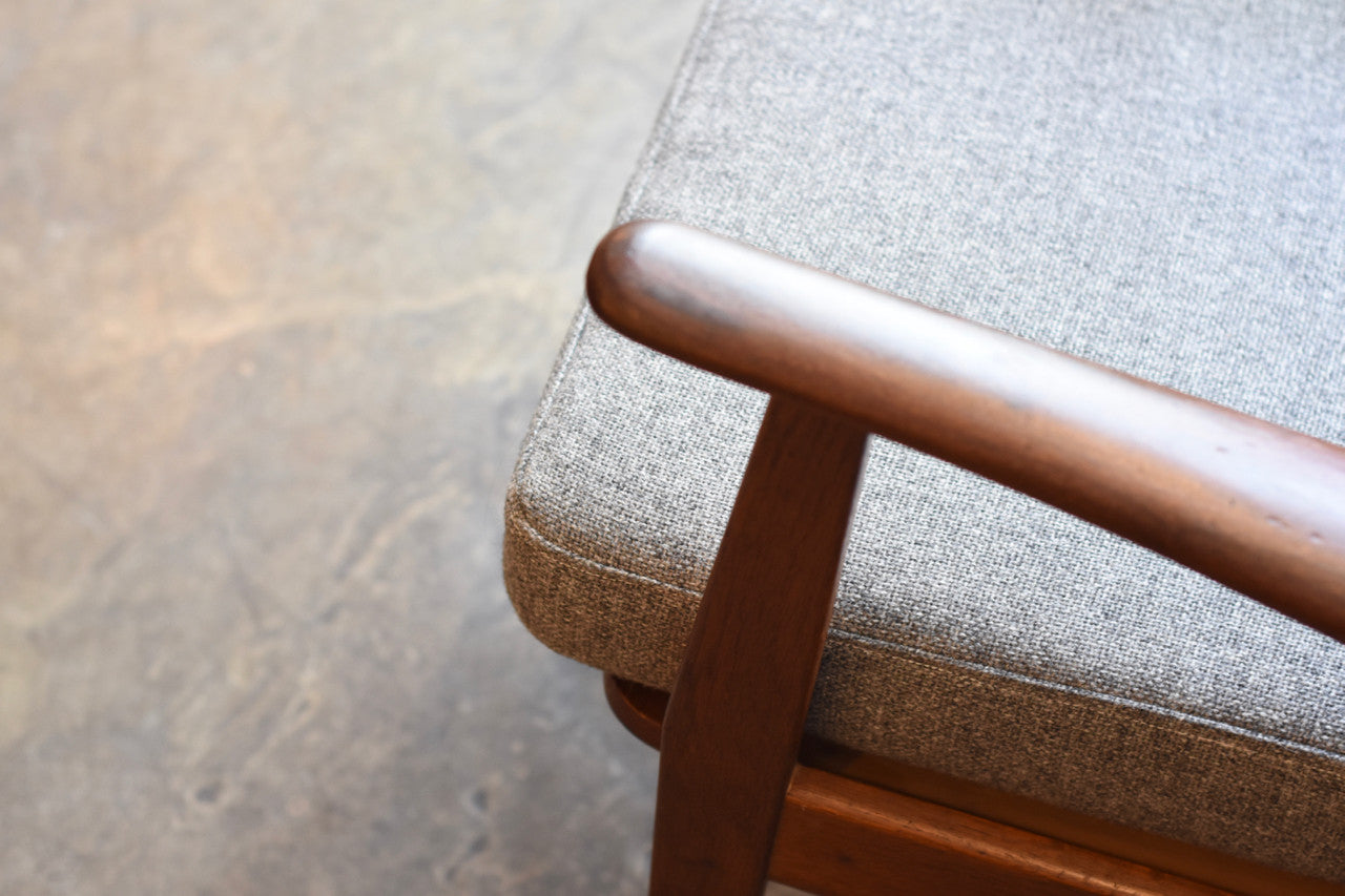 Just in: Teak + oak lounge chair