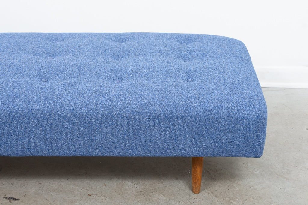 1950s daybed with new wool upholstery