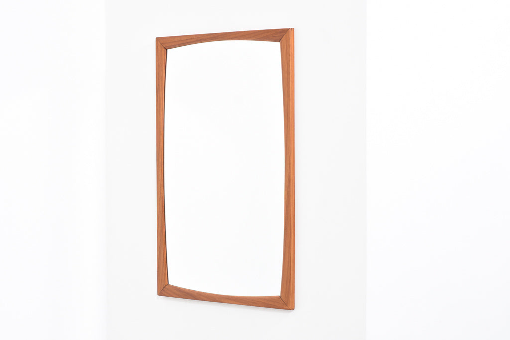 1960s teak-framed mirror