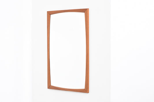 1960s teak-framed mirror