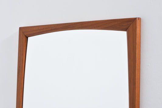 1960s teak-framed mirror