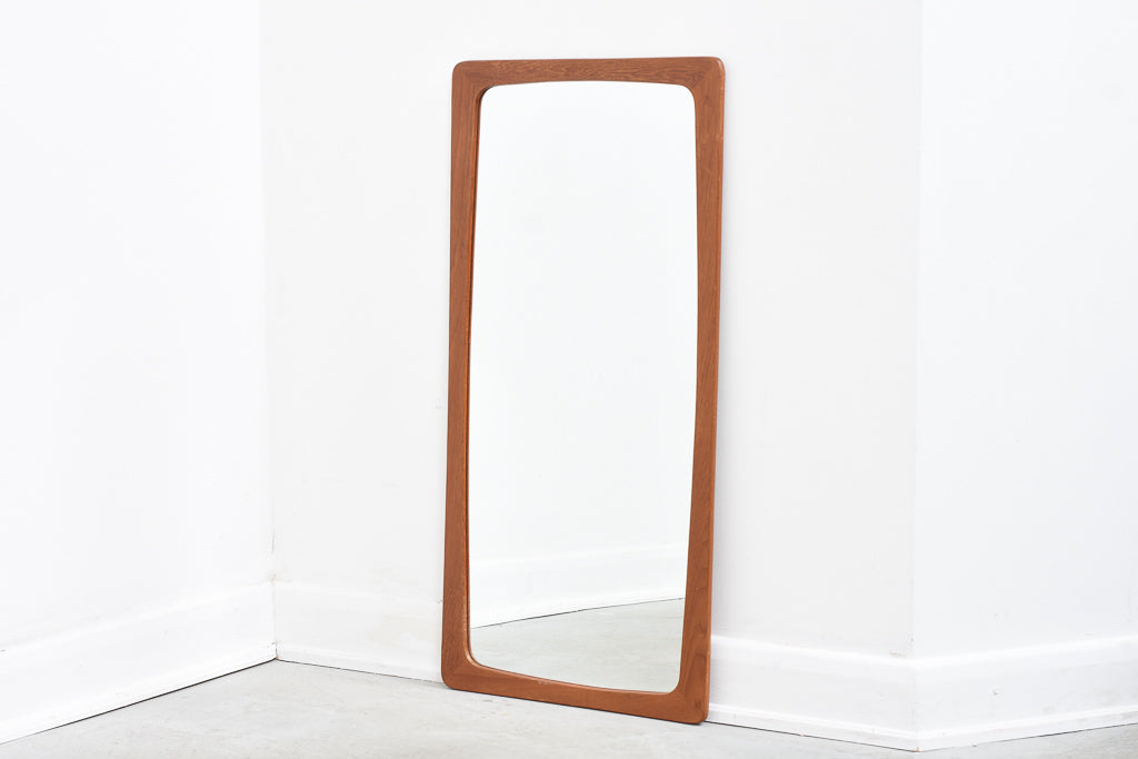 1960s rectangular teak mirror
