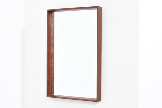 Mid-sized rectangular teak mirror no. 2