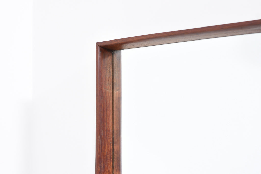 Mid-sized rectangular teak mirror no. 2