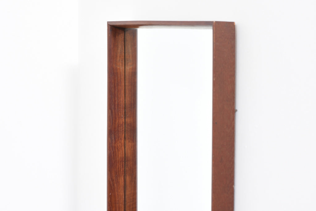 Mid-sized rectangular teak mirror no. 2