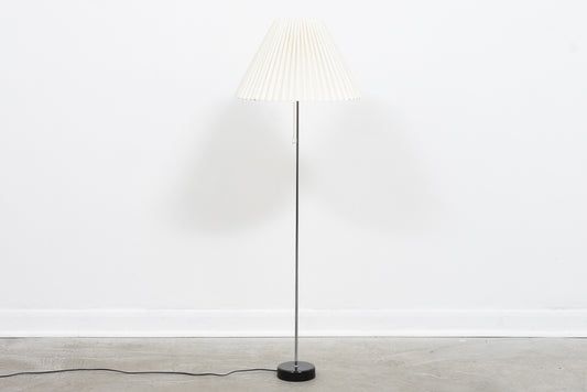 1950s floor lamp with concertina shade