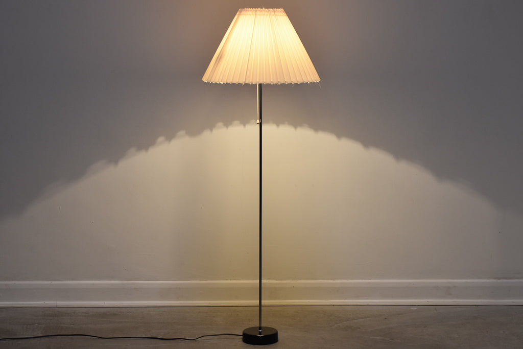1950s floor lamp with concertina shade