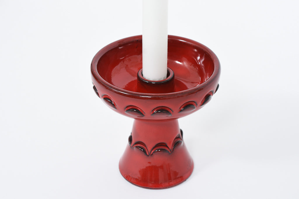 Vintage Italian ceramic candle holder