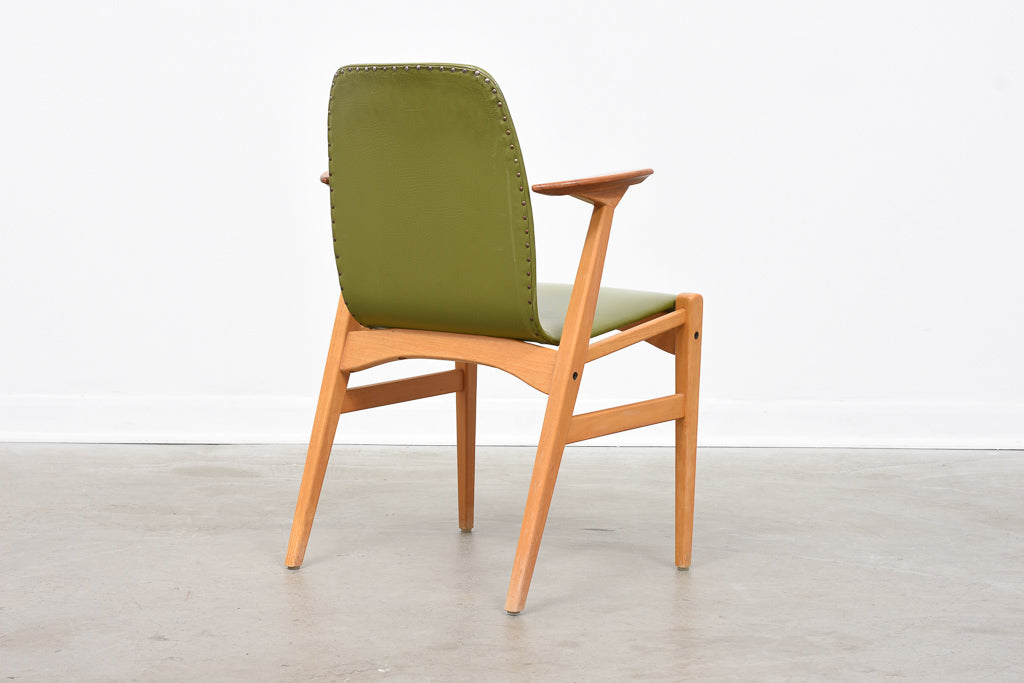 Teak + oak armchair by Markaryd