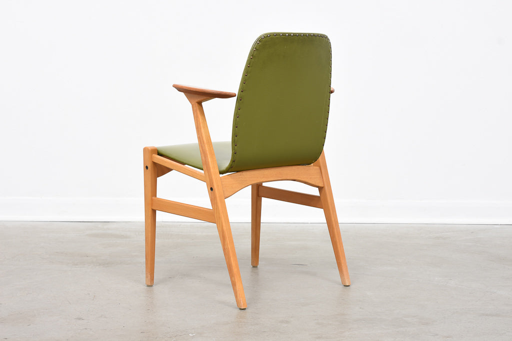 Teak + oak armchair by Markaryd