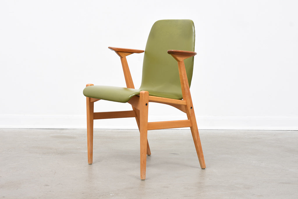 Teak + oak armchair by Markaryd