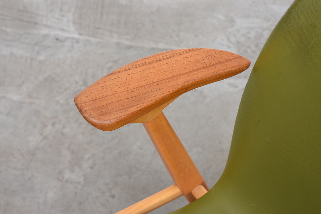 Teak + oak armchair by Markaryd