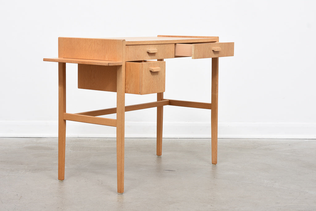 Oak beauty desk by Nordiska Kompaniet