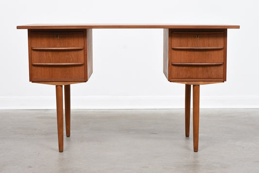 Vintage Danish desk in teak