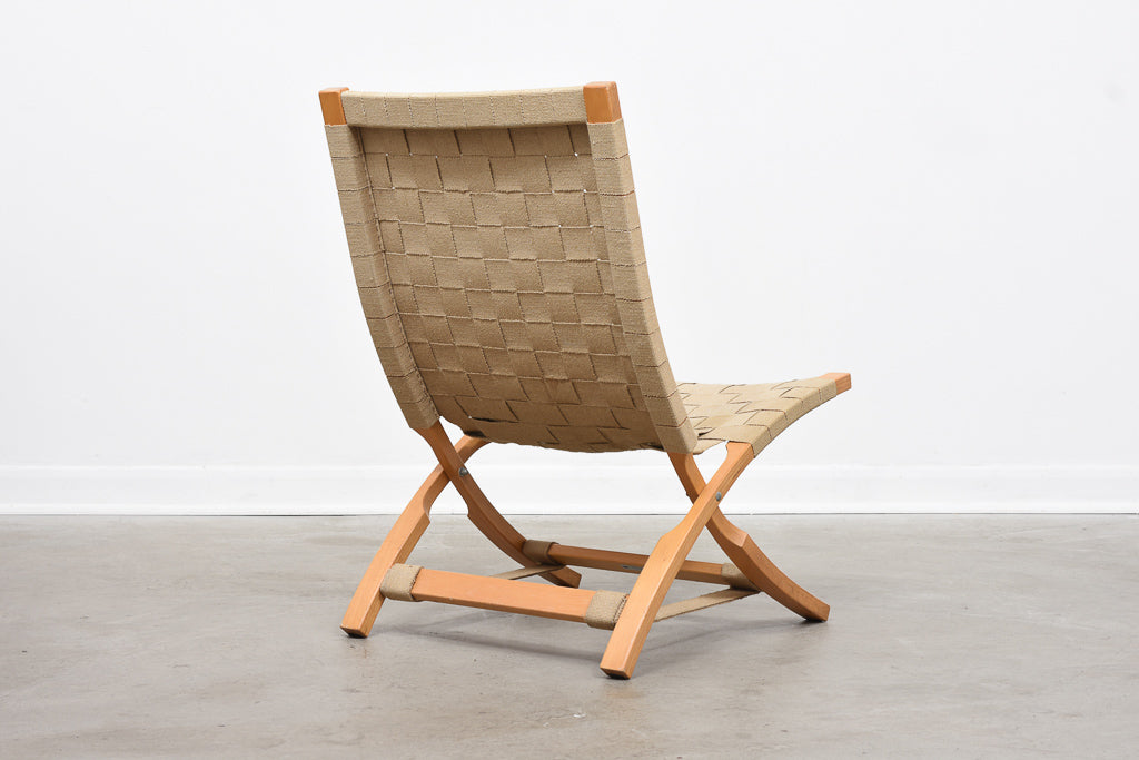 1960s oak folding chair