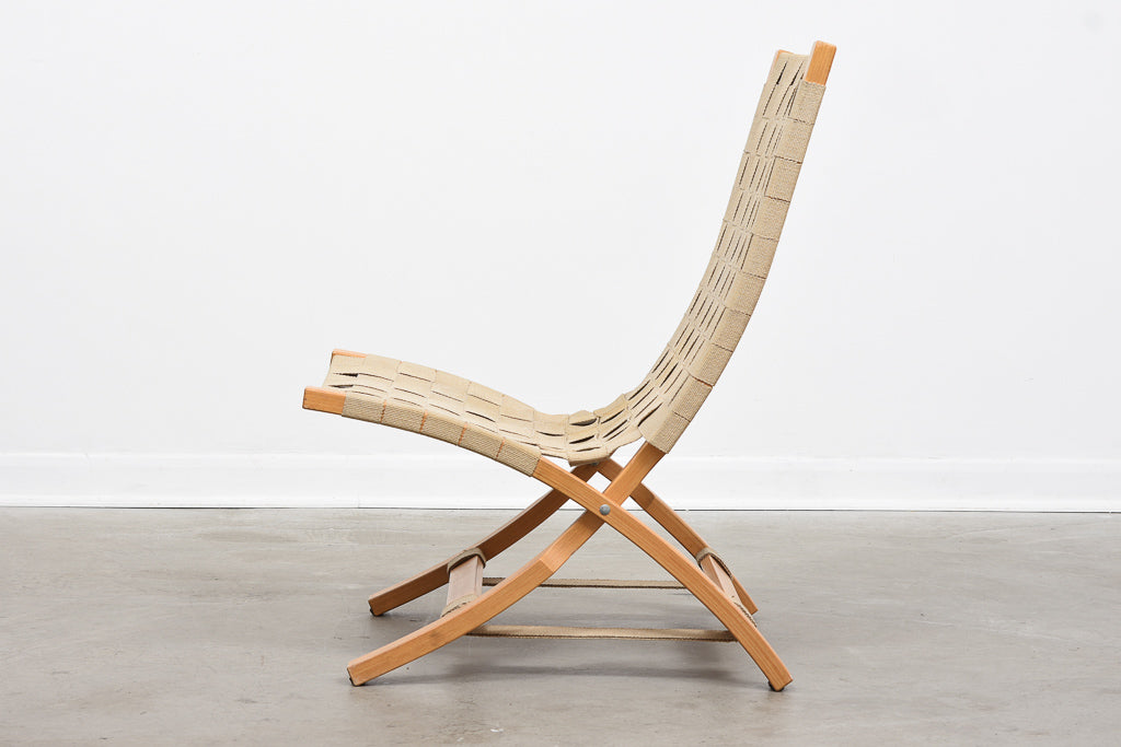 1960s oak folding chair