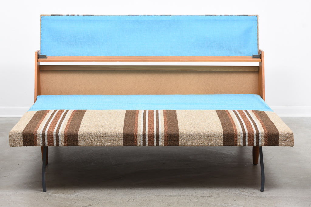1960s teak double daybed