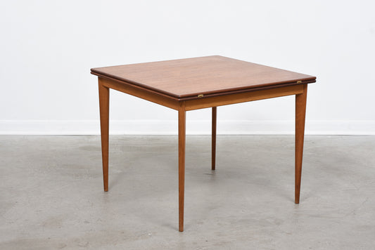 Extending teak table by Karl Erik Ekselius