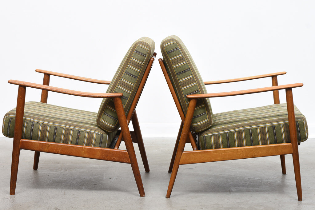 Two available: 1960s Danish loungers