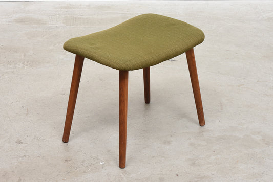 Danish foot stool on teak legs