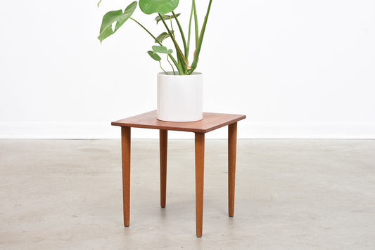 Square teak side table by H.C. Andersen